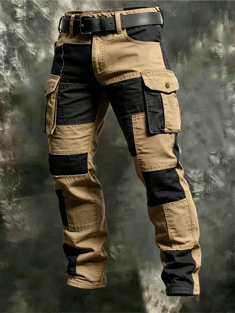 Cargo Pant Wide - Pamuklu Erkek Kargo Pantolon Haki Günlük