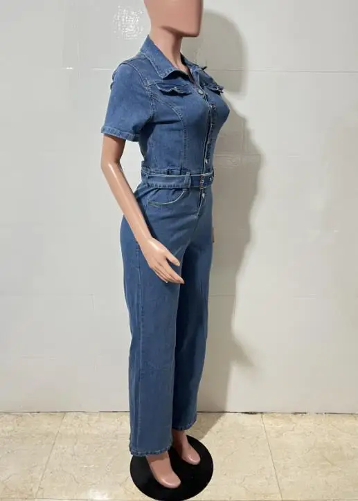 Italy Fashion Street - Yeni Kadın Seksi Moda Denim Tulum