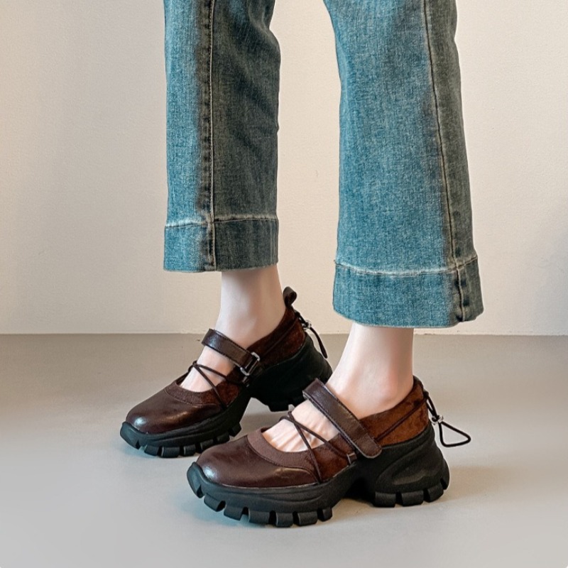 Street Fashion Shoes - Yeni Retro Bale Mary Jane Ayakkabıları
