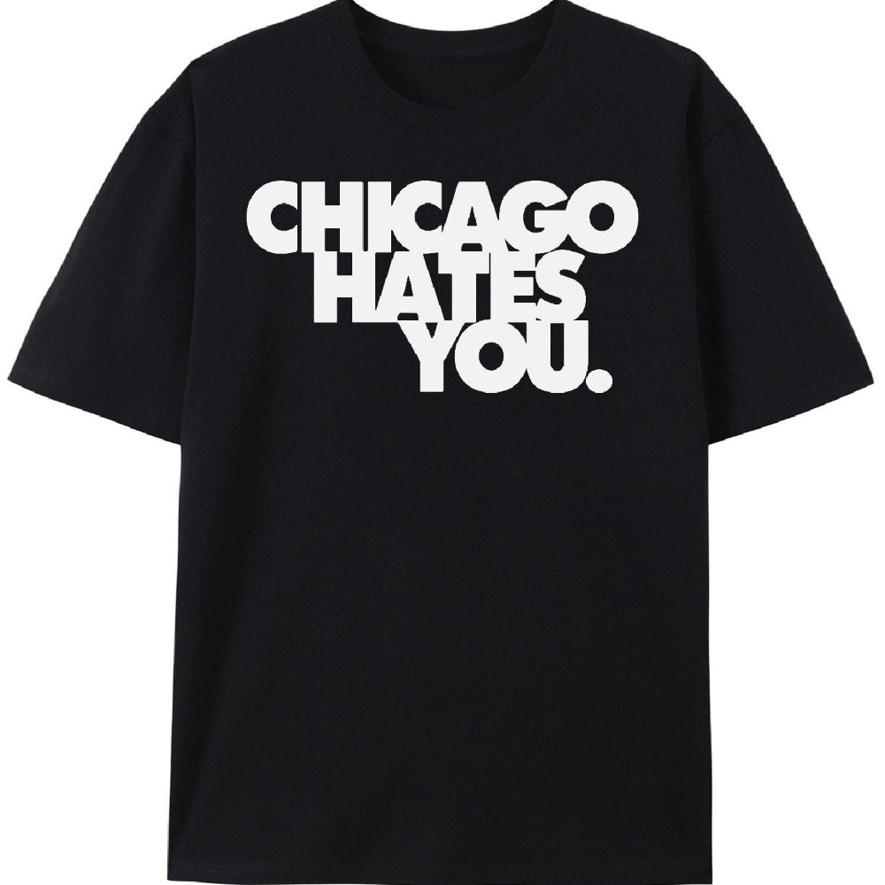 Street Fashion Chicago - Chief Keef Chicago Hate You Tişörtü