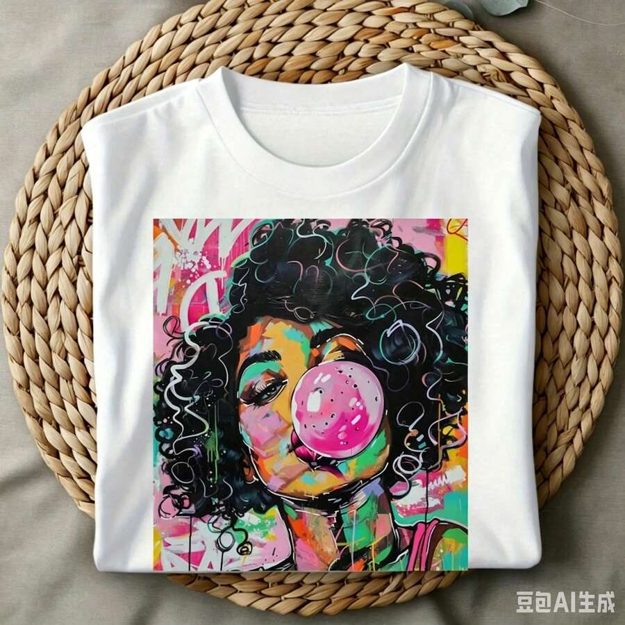 Italy Fashion Street - Funky Weekend Vibes Pop Art Kıvırcık