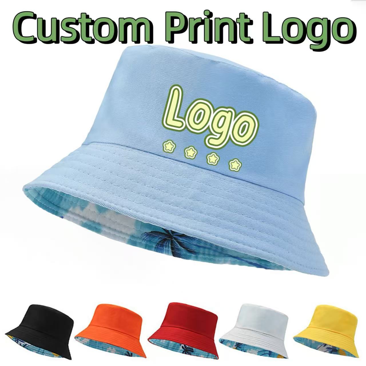 Bucket Hat Embroidered - Kişiselleştirilmiş Baskılı Logolu Güneş Korumalı ve