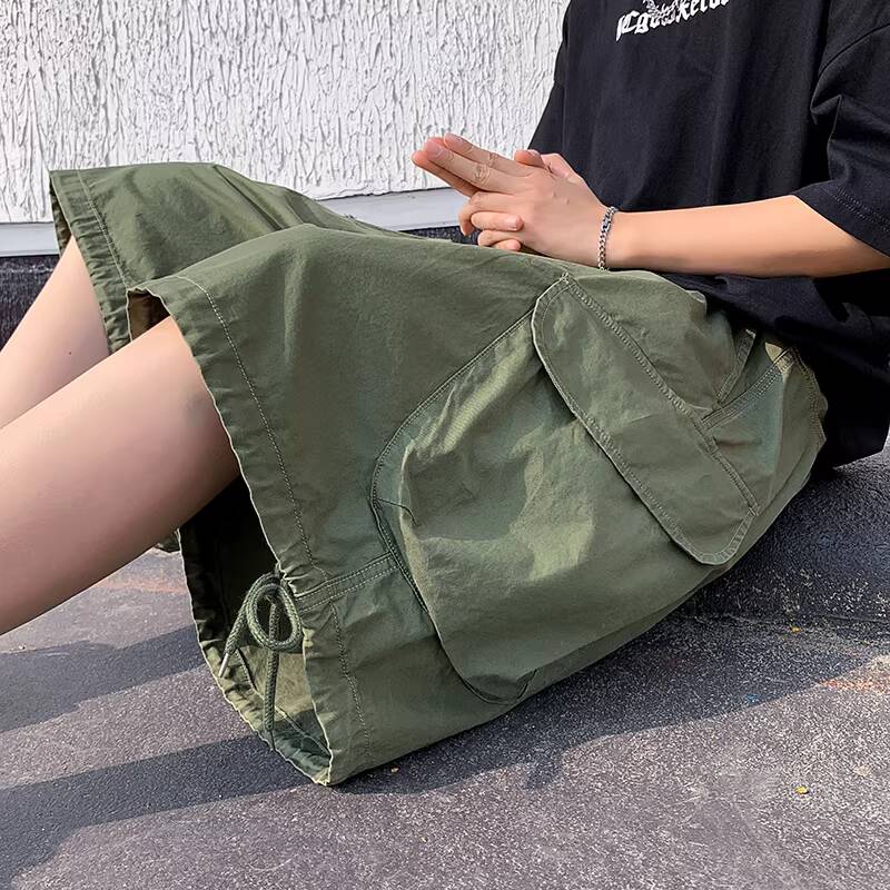 Cargo Pant Wide - Erkek Günlük Kırpılmış Pantolon 2026 Yaz
