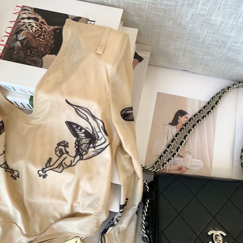 Street Fashion Hip Hop - Bodysuits Kadın Bayan Y2K Sokak Giyimi