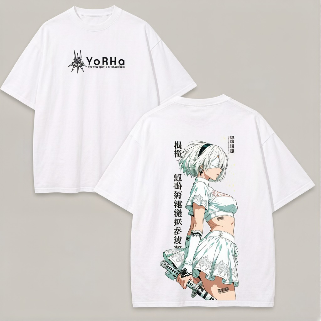 2026 Yaz Anime NieR Automata 2 - Street Fashion Logo incelemesi ve fiyatı