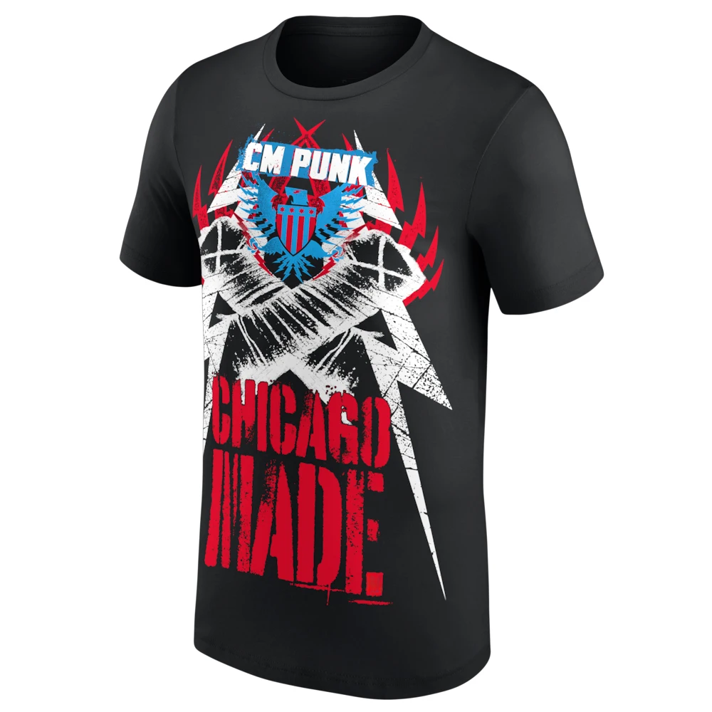 Erkek CM Punk Chicago Baskılı  - Street Fashion Chicago incelemesi ve fiyatı