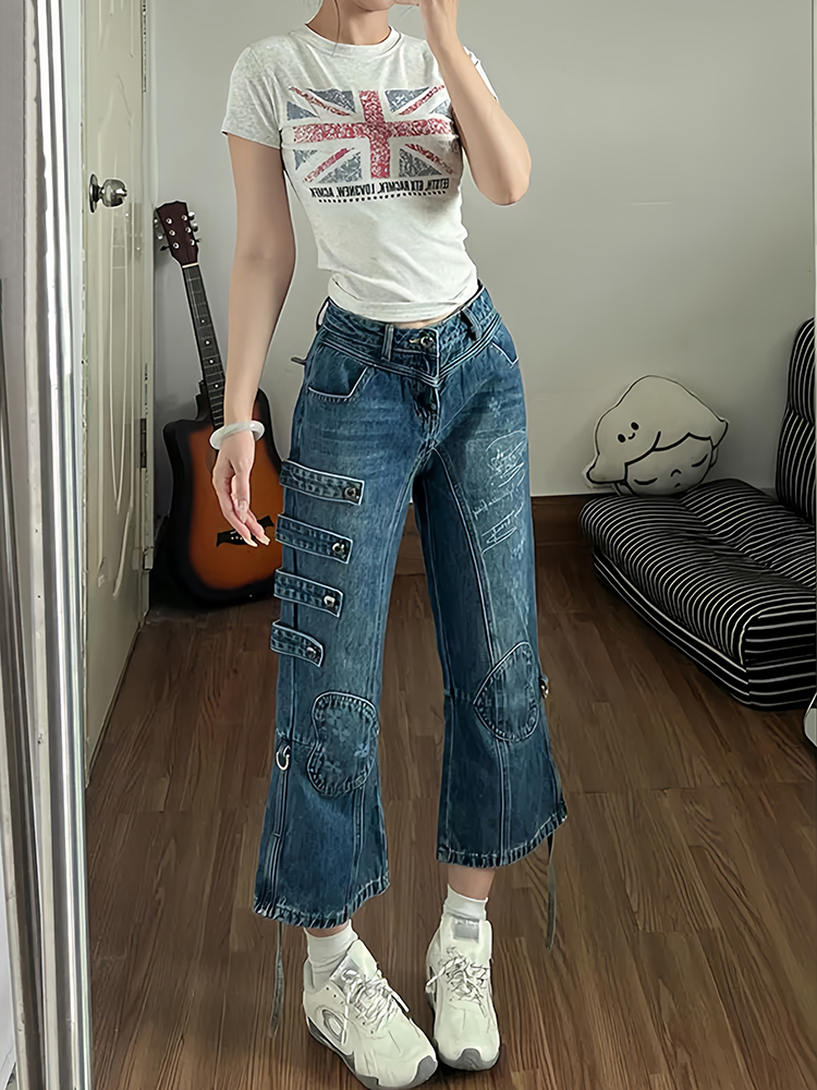 ReddaChic kadın Graffiti Baskı - Cargo Pant Wide incelemesi ve fiyatı