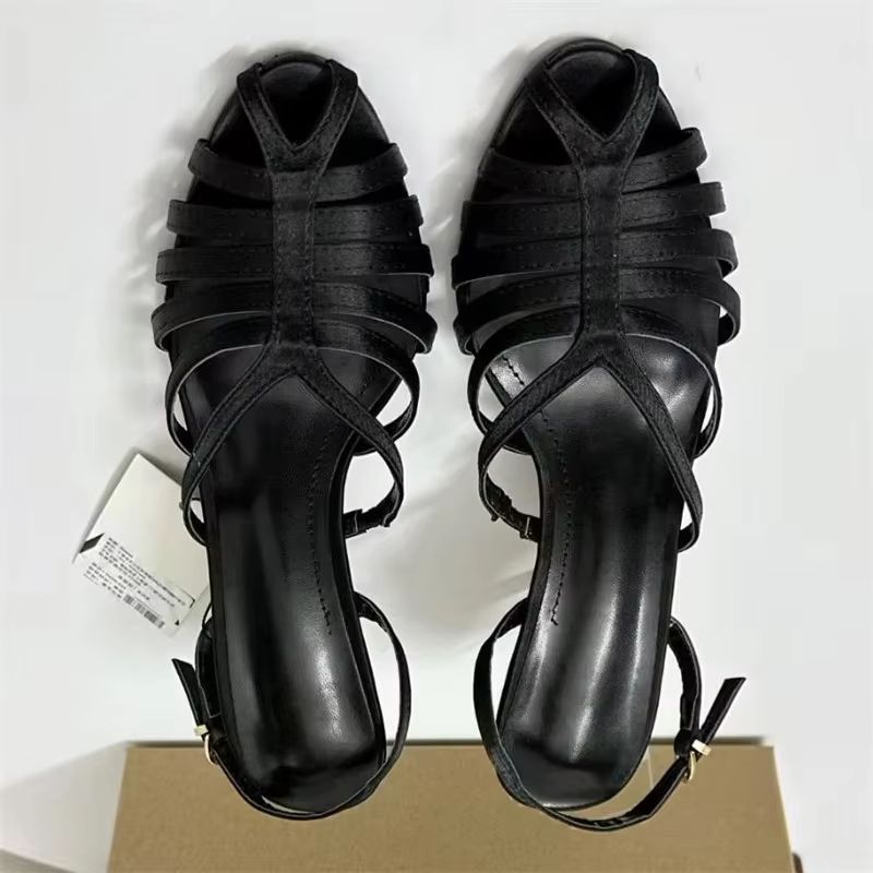 Sokak Stili Peep Toe Dar Bant  - Street Fashion Shoes incelemesi ve fiyatı