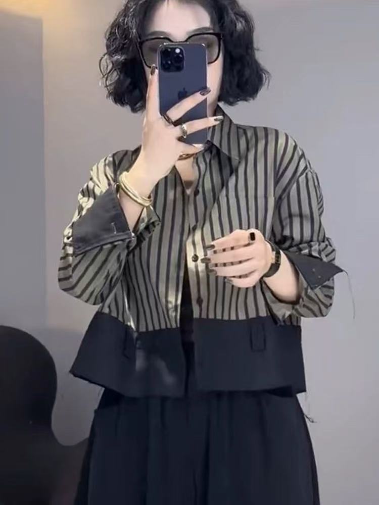 Retro Tasarım Kısa Ceketler Gö - Street Fashion Korea incelemesi ve fiyatı