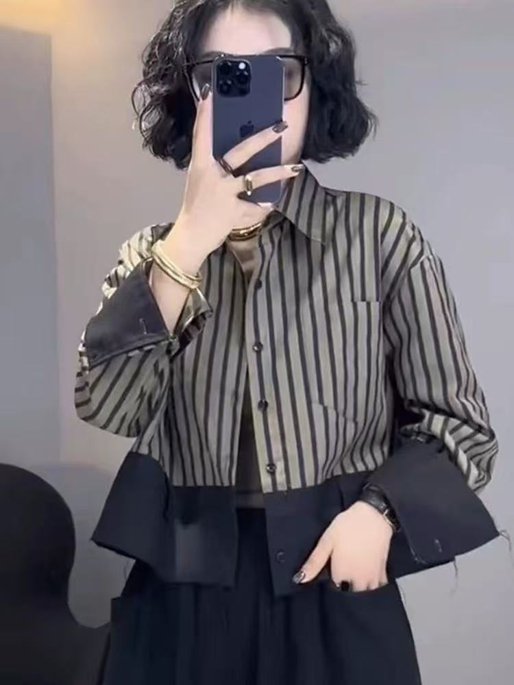 Retro Tasarım Kısa Ceketler Gö - Street Fashion Korea incelemesi ve fiyatı