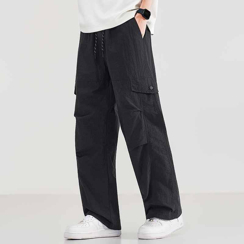 Yaz erkek iş kıyafeti geniş ba - Cargo Pant Wide incelemesi ve fiyatı