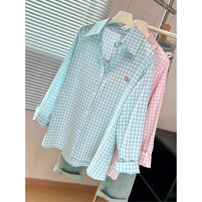 Nakış Çiçek Ekose Tasarım Göml - Street Fashion Korea incelemesi ve fiyatı