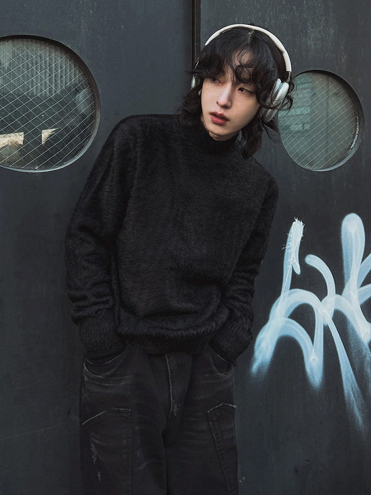 Kürk Yakalı Kazaklar Rock Erke - Street Fashion London incelemesi ve fiyatı