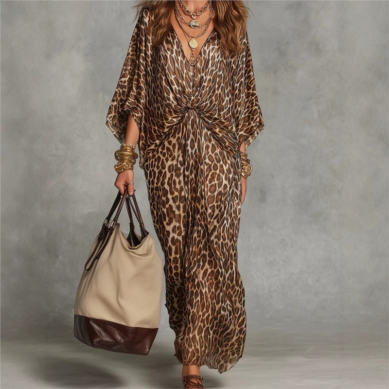 Moda Leopar Desenli Elbise Sek - Italy Fashion Street incelemesi ve fiyatı