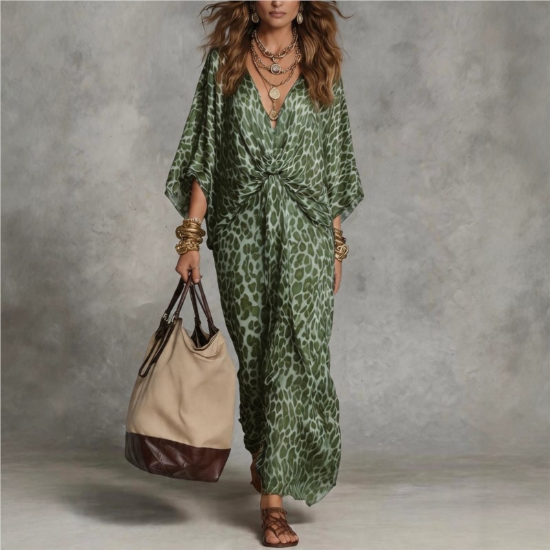 Moda Leopar Desenli Elbise Sek - Italy Fashion Street incelemesi ve fiyatı