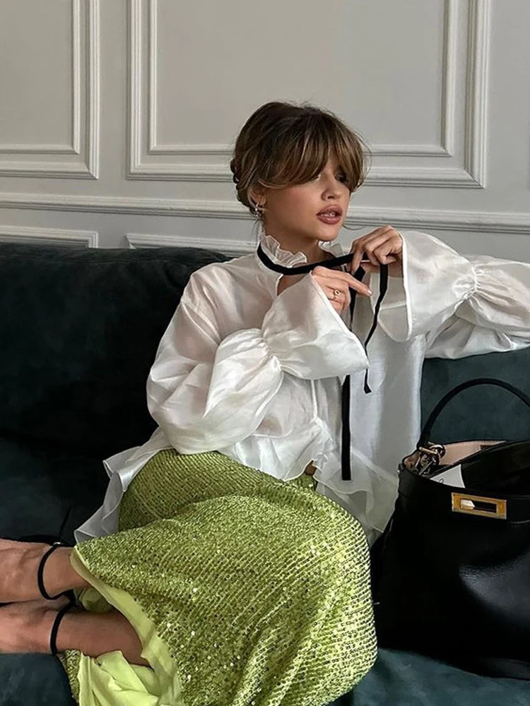 Seksi Fırfırlı Bağcıklı Bluz K - Fashion Street Night incelemesi ve fiyatı