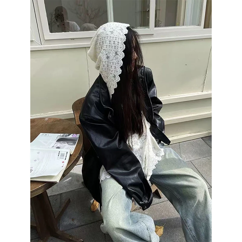 Y2K Dantel Kapşonlu Gömlek Kad - Street Fashion Korea incelemesi ve fiyatı