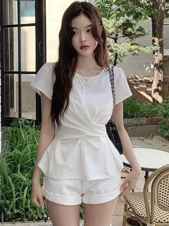 Moda şık beli saran kemerli ba - Street Fashion Korea incelemesi ve fiyatı