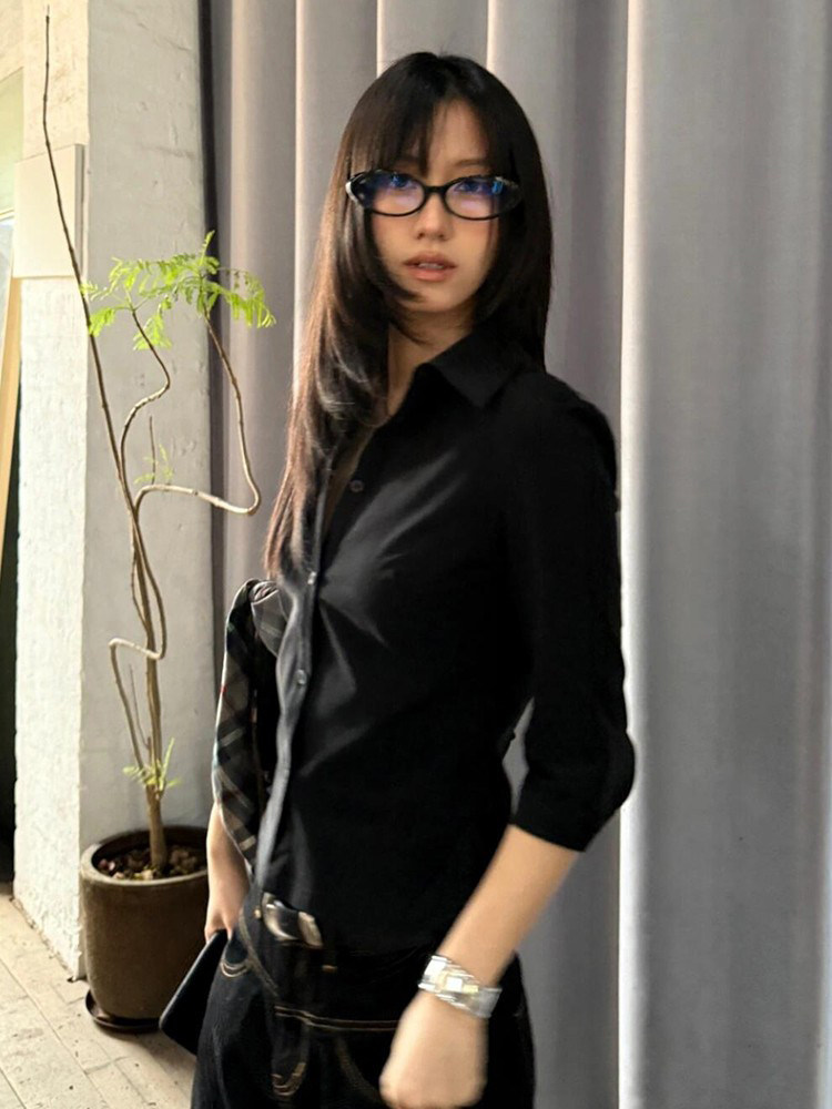Genayooa Vintage Rahat Gömlek  - Street Fashion In Japan incelemesi ve fiyatı