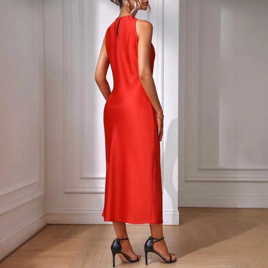 2026 Kadın Zarif Saten Kolsuz  - Italy Fashion Street incelemesi ve fiyatı