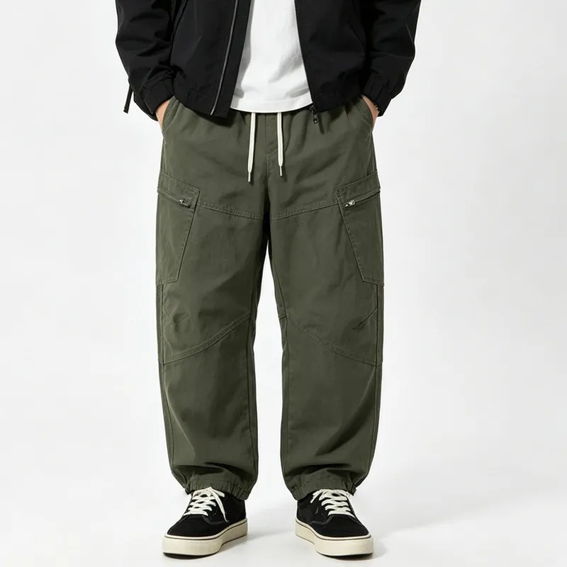 Erkek Japon Sokak Giyim Modası - Cargo Pant Wide incelemesi ve fiyatı